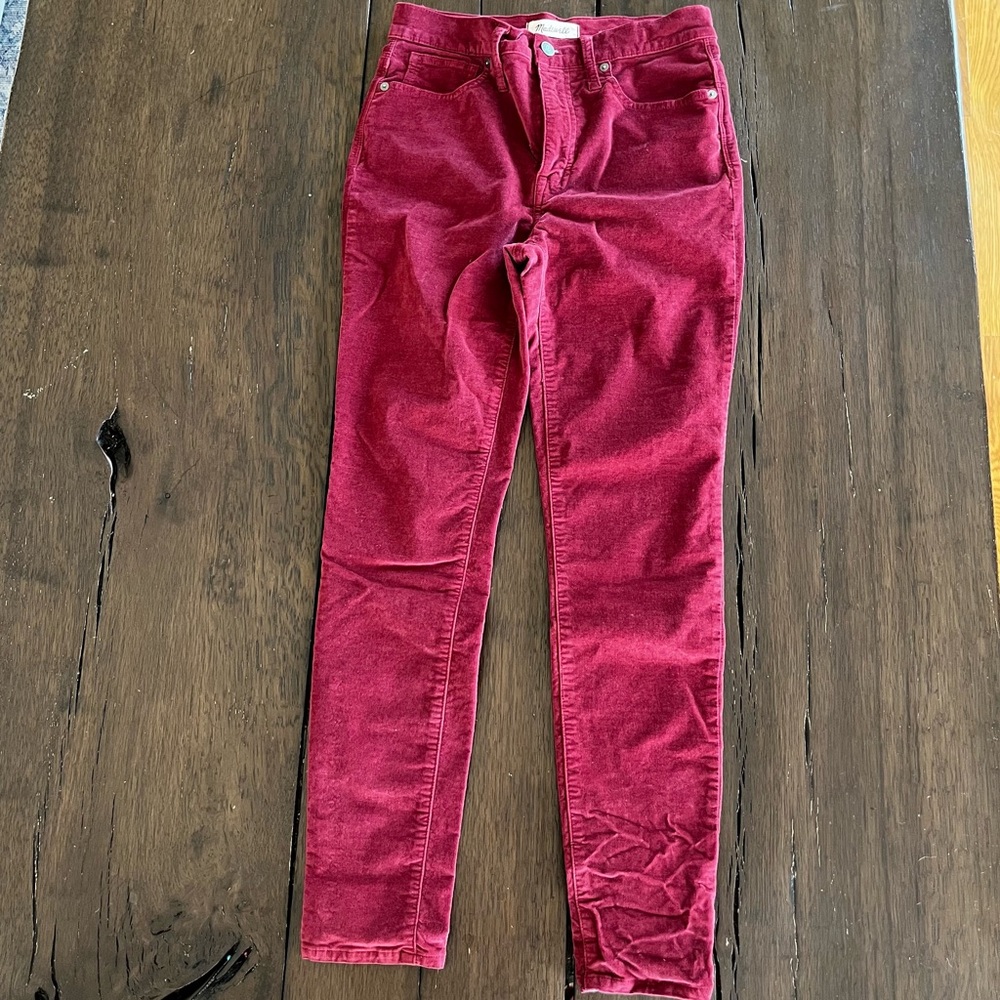 Madewell high rise skinny pants size 27